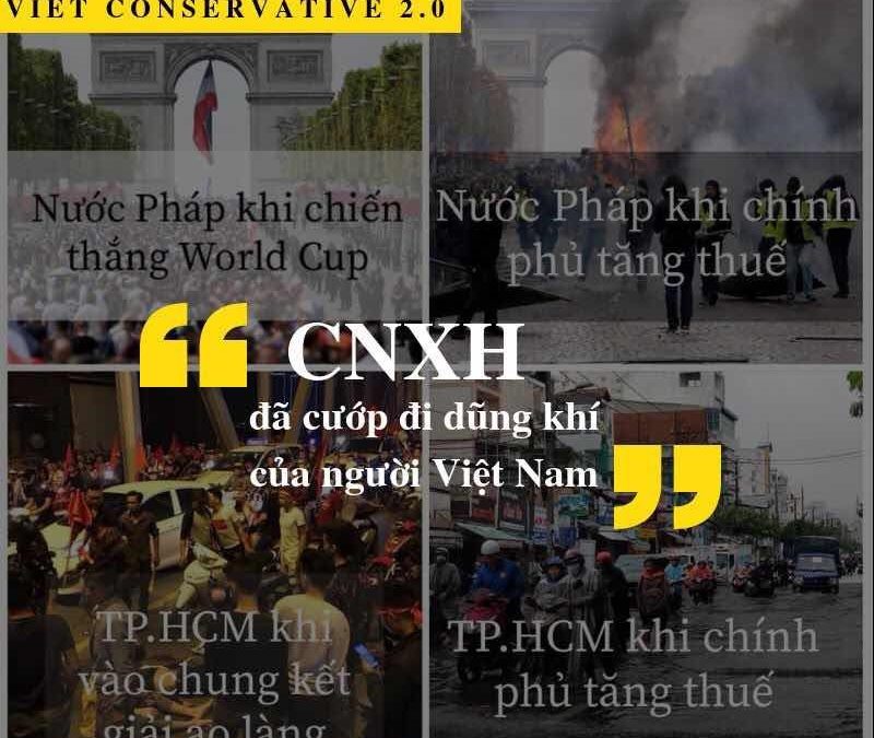 DŨNG KHÍ NGƯỜI VIỆT THỜI CNXH – VÌ SAO DÂN KHÔNG BIỂU TÌNH