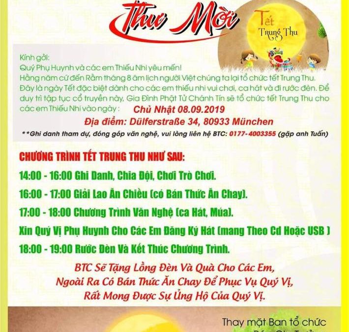 Tết Trung Thu München 2019