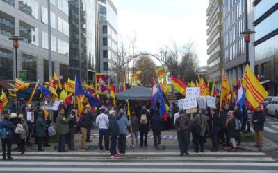 Bruxelles Bỉ Quốc: Biểu tình Ngày Quốc Tế Nhân Quyền 2019