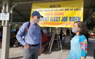 Người gốc Việt tại Little Saigon mở tiệc mừng Tổng Thống đắc cử Joe Biden