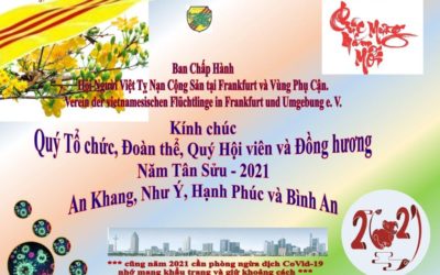 Hội NVTN tại Frankfurt và vpc Chúc Mừng Xuân Tân Sửu 2021