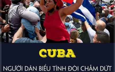 Người dân Cuba xuống đường đòi lật đổ chế độ Cộng Sản