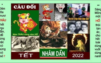 Câu đối Tết Nhâm Dần 2022