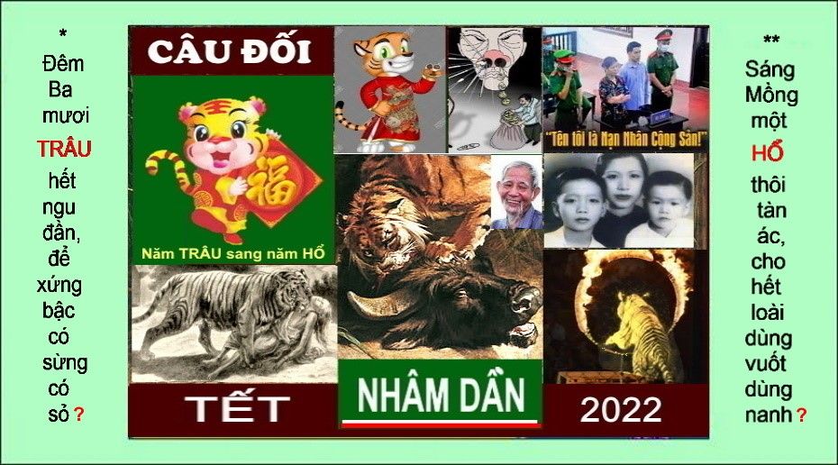 Câu đối Tết Nhâm Dần 2022