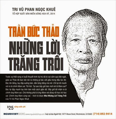 TRẦN ĐỨC THẢO – NHỮNG LỜI TRĂN TRỐI