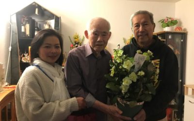 Cộng đồng chúc mừng Chú Tư Đạt sinh nhật 90 tuổi