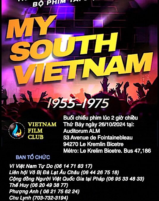 Buổi Ra Mắt Phim My South Vietnam tại Paris