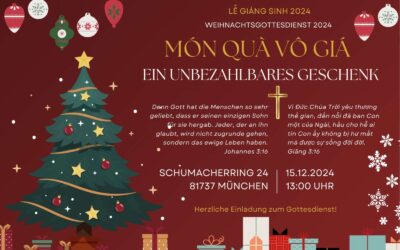 Lễ Giáng sinh 2024 của Hội Thánh Tin Lành Việt Nam München – Neuperlach