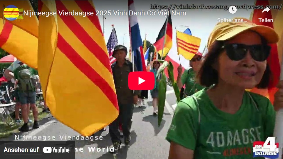Nijmegenmarsch 2025 Vinh Danh Cờ Vàng