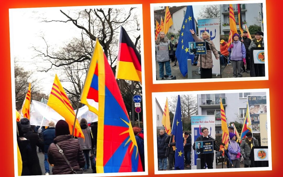 Ngày Quốc Tế Nhân Quyền: Người Việt tại Đức xuống đường tố cáo bàn tay đàn áp xuyên quốc gia của CSVN
