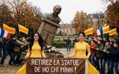 Cộng Đồng Người Việt Tự Do tại Paris/Pháp lập Petition và Biểu Tình đòi Hủy Bỏ Tượng HCM Tại Pháp