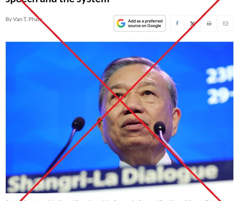 XẢO NGÔN CỦA BẠO QUYỀN