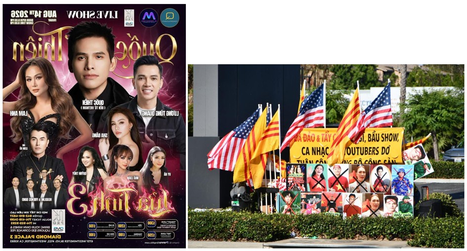 Làn Sóng Tẩy Chay Tại Little Saigon: Cộng Đồng Người Việt Biểu Tình Phản Đối Chuyến Lưu Diễn Của Ca Sĩ Quốc Thiên